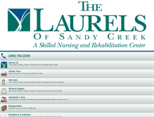 Tablet Screenshot of laurelsofsandycreek.com